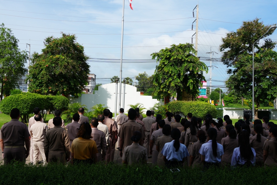 เข้าแถวเคารพธงชาติ เดือนกรกฏาคม 2568